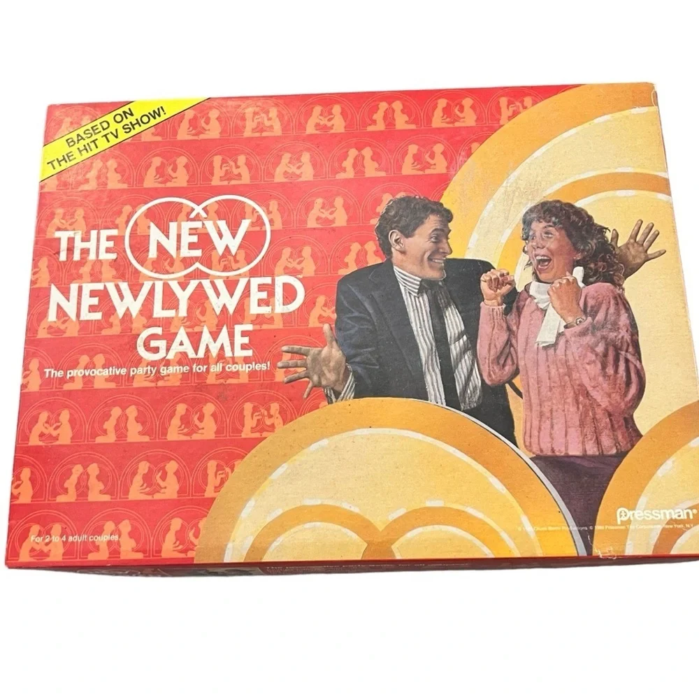 Vintage Pressman The New Newlywed‎ Game 1986 Board Game